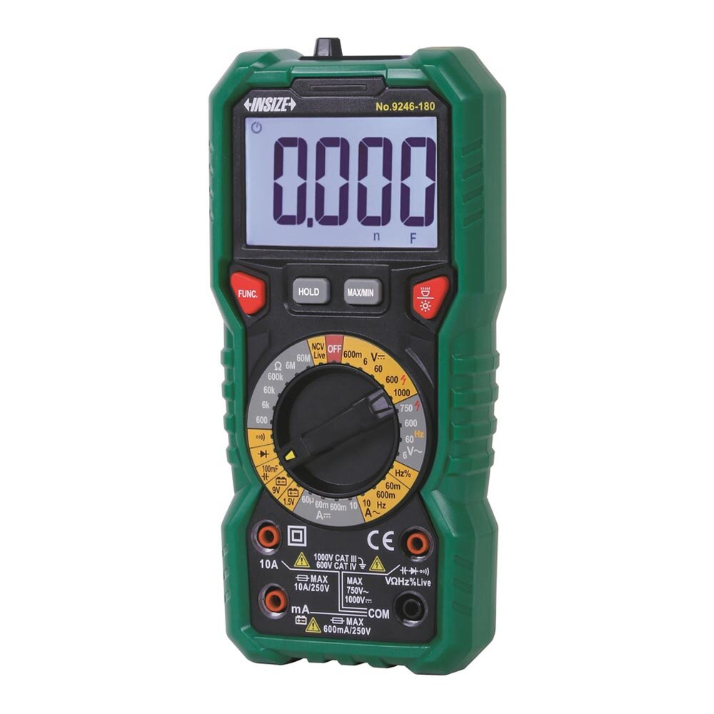 Digital Multimeter (mit Buchsen-Kontrollleuchte