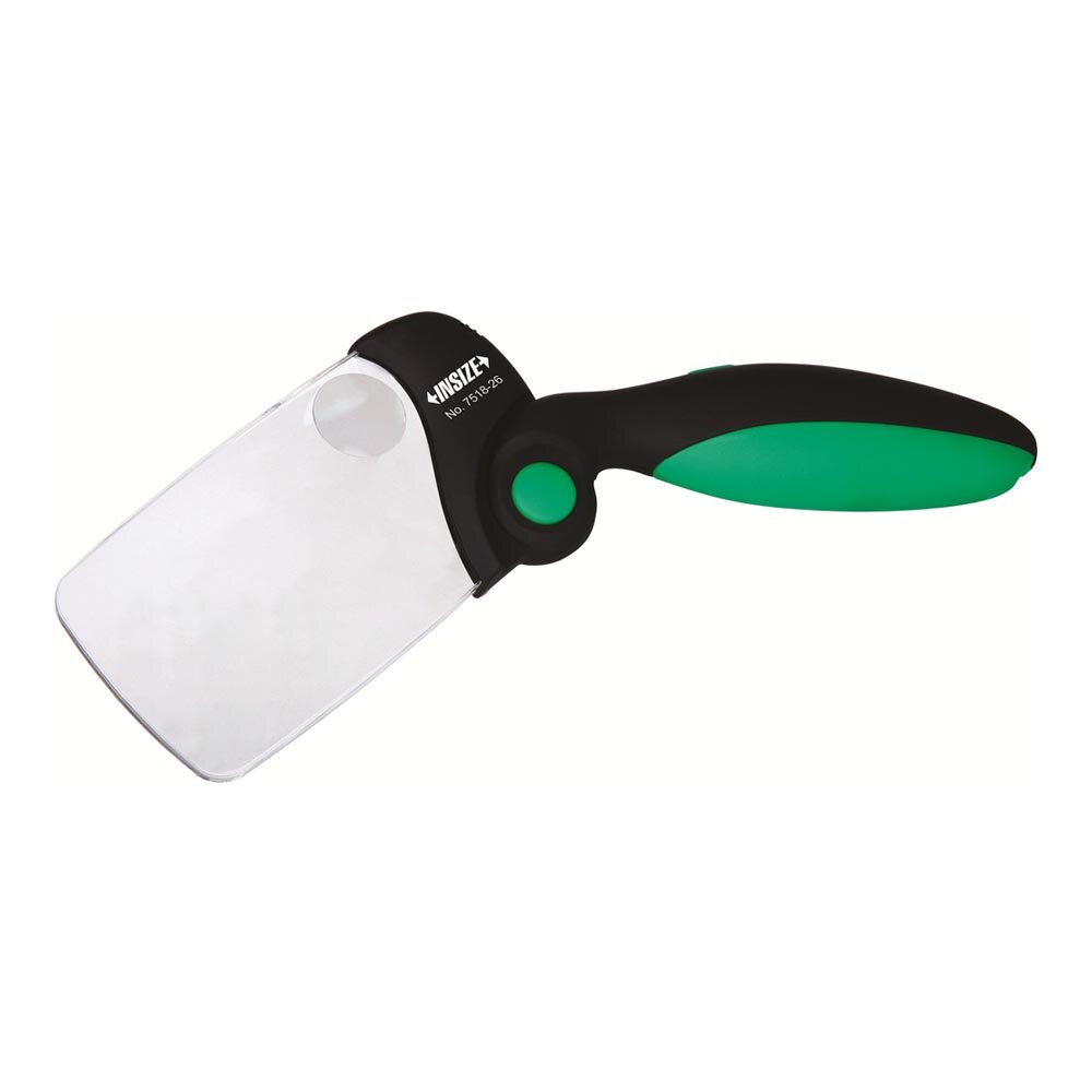 Lupe mit Beleuchtung - 2x/6x - 90x55mm