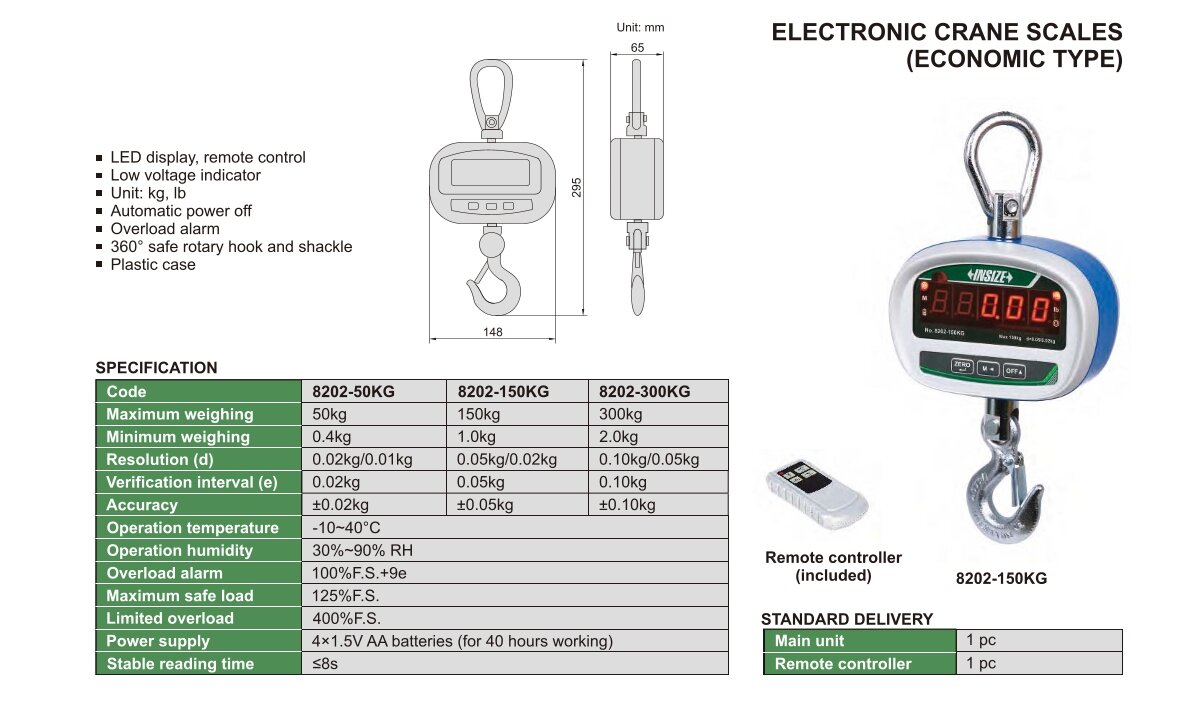 Elektronische Kranwaage (einfache Ausführung)
