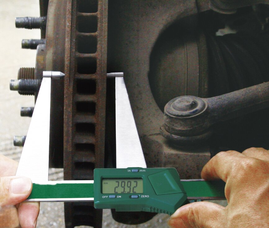 Digital Bremsscheiben Messschieber
