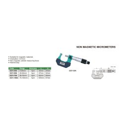 Mikrometer / Bügelmessschraube, nicht magnetisch