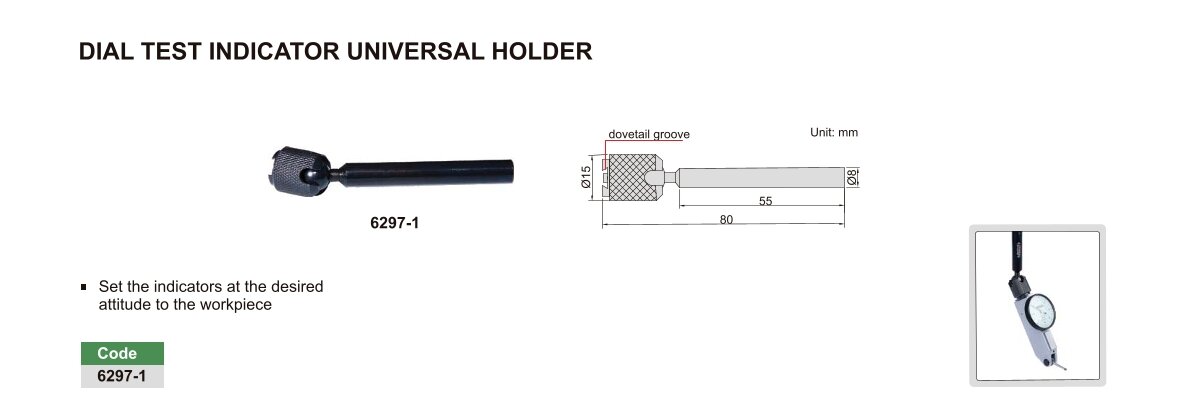 Universalhalter für Fühlhebelmessgeräte