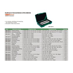 Oberfl&auml;chen Vergleichsmuster - SPITZENFRAESEN