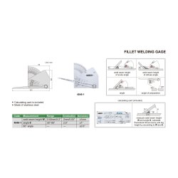 Kehlschweissnahtlehre